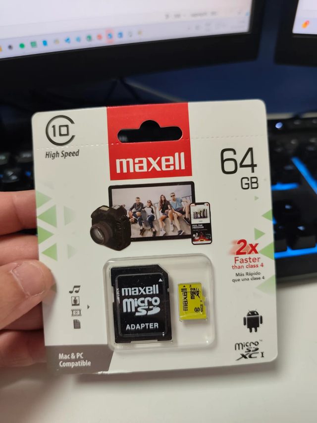 Tarjeta de memoria micro SD 64GB
