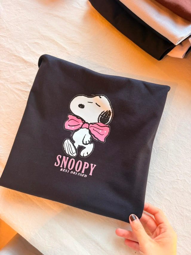 Snoopy Lazo Rosado