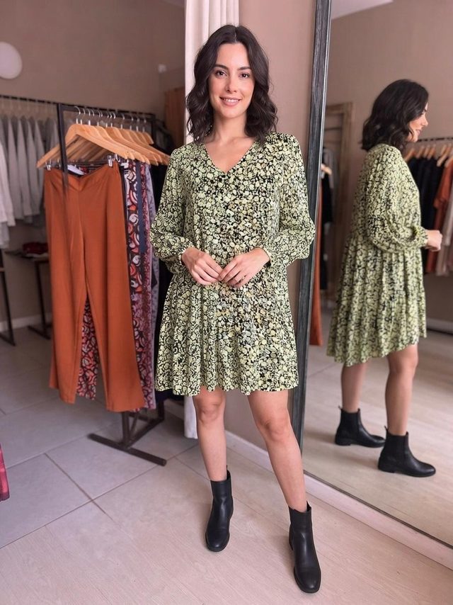 Vestido floreado