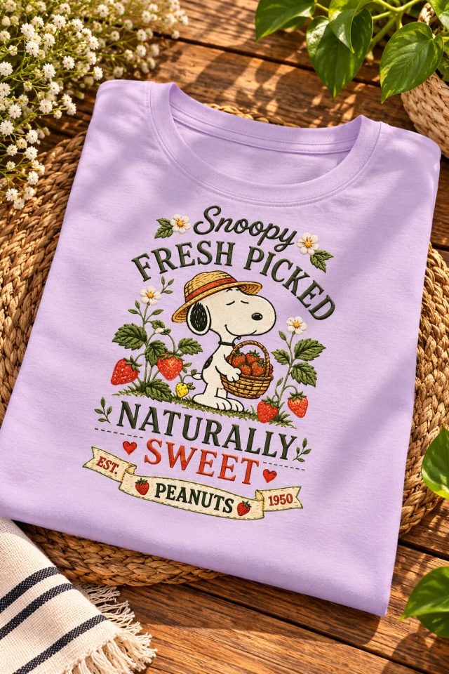 Snoopy Fresh Picked Strawberries