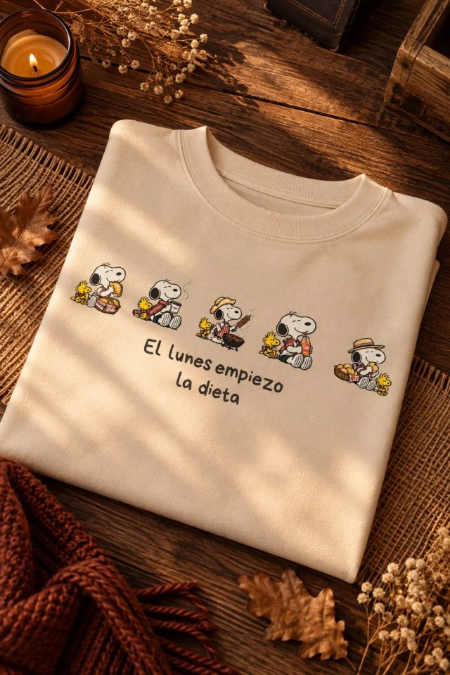 Snoopy El Lunes Empiezo la Dieta