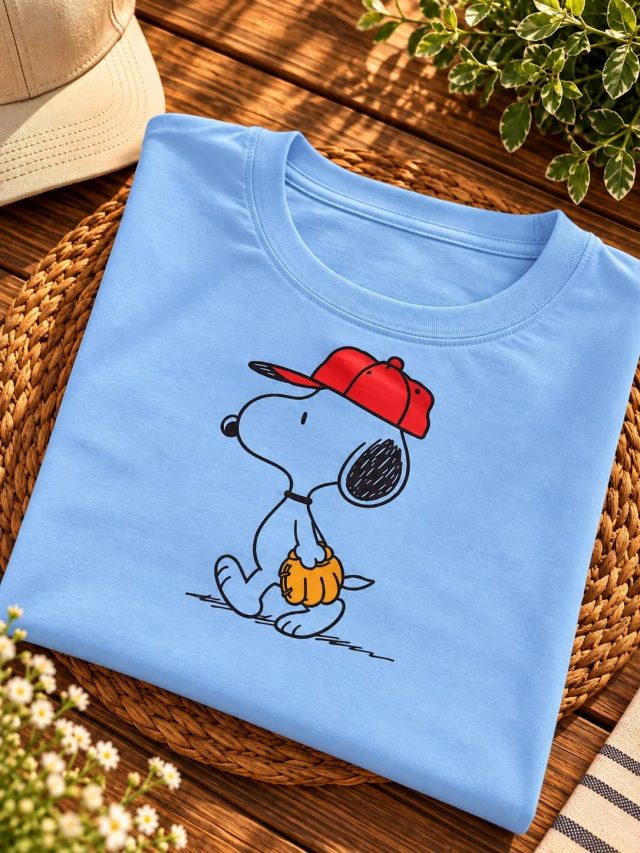 Snoopy Baseball Blue